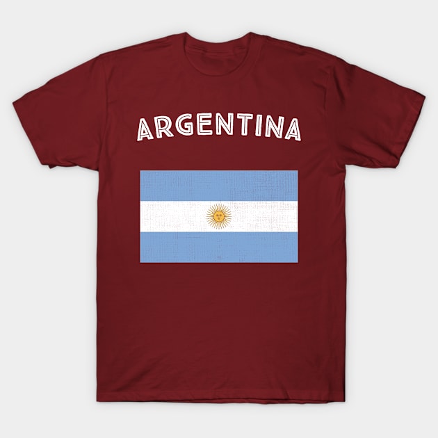 Argentina Flag T-Shirt by phenomad